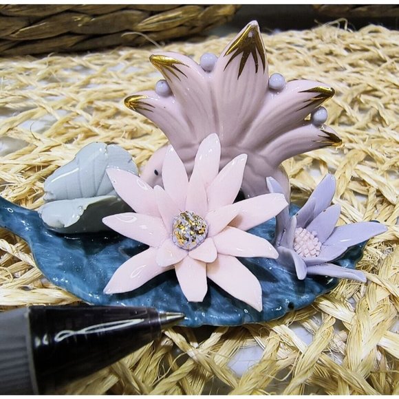 Lamore China Place Card Holders, 1940's SET/2 Vintage - Picture 11 of 11